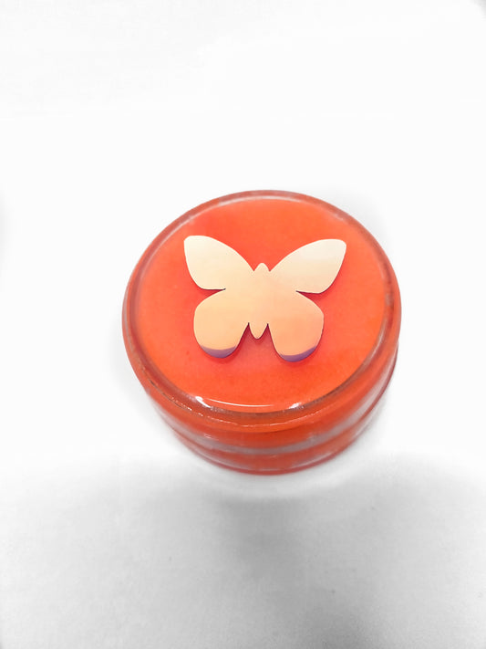 Orange cream lip scrub